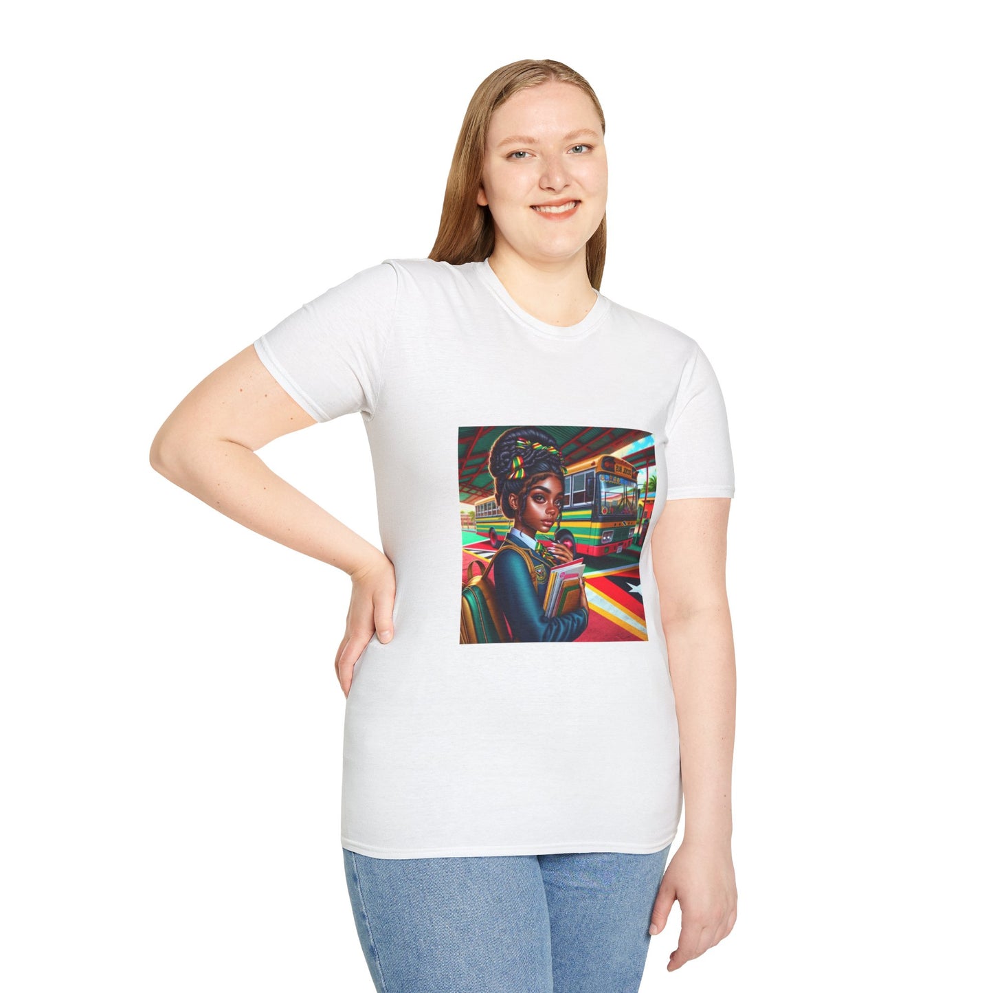 Denze Tomorrow's World Leader: Caribbean Edition TM Unisex Softstyle T-Shirt