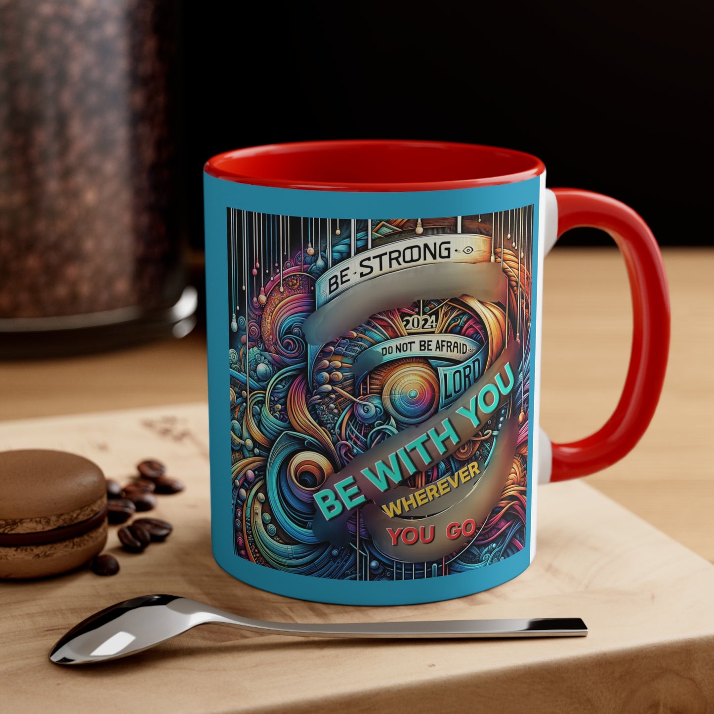 Taza de café Denze Emboldened Voyage Accent, 11 oz