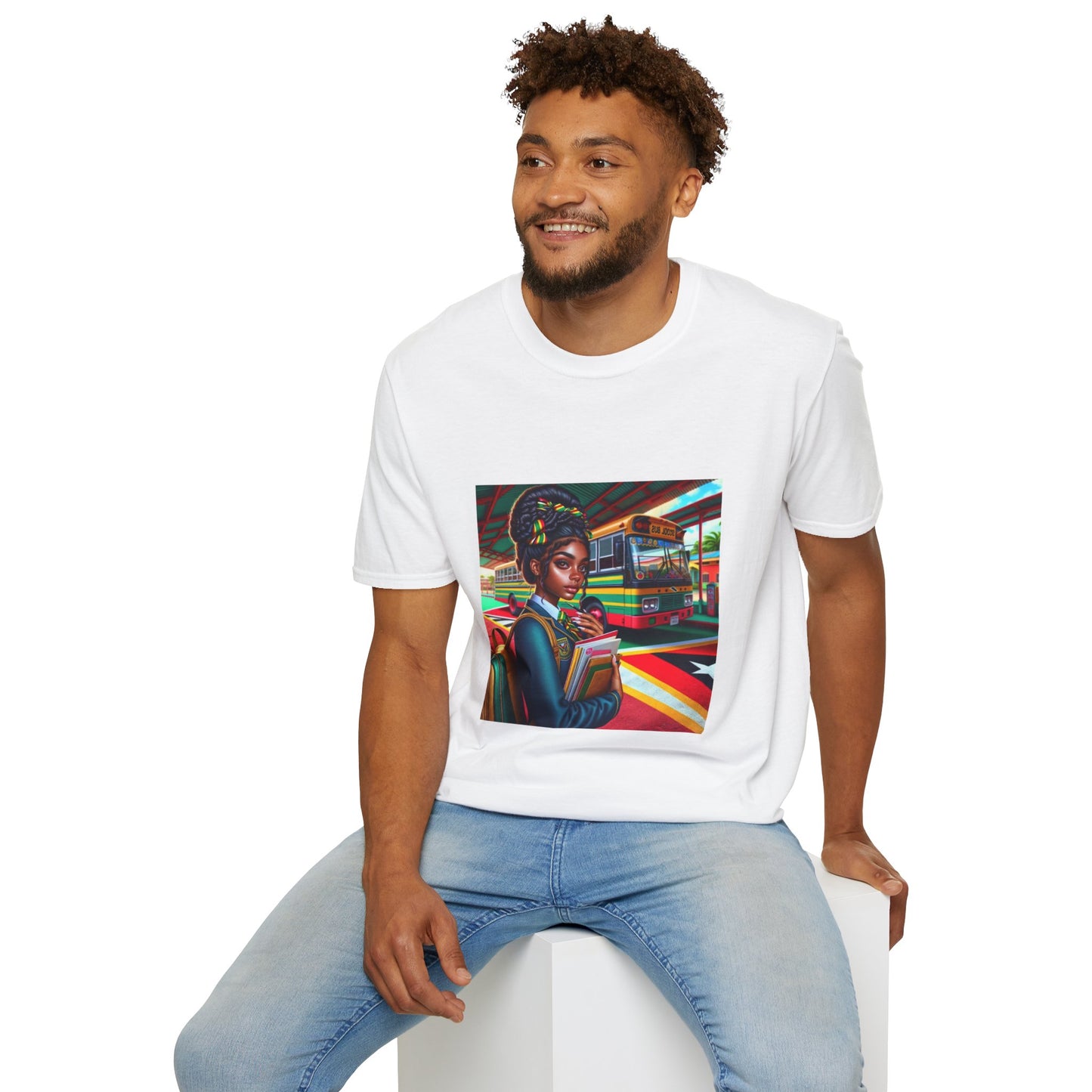 Denze Tomorrow's World Leader: Caribbean Edition TM Unisex Softstyle T-Shirt