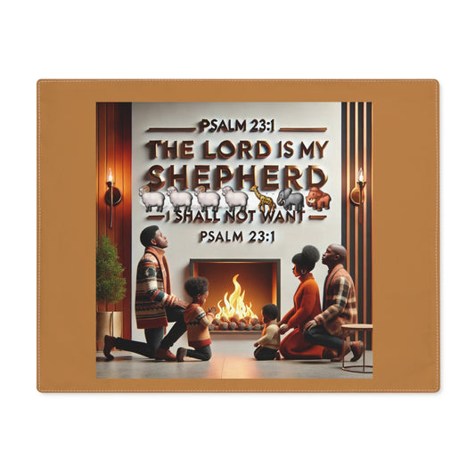 The Lord is My Shepherd: A Family’s Prayerful Moment   Placemat, 1pc