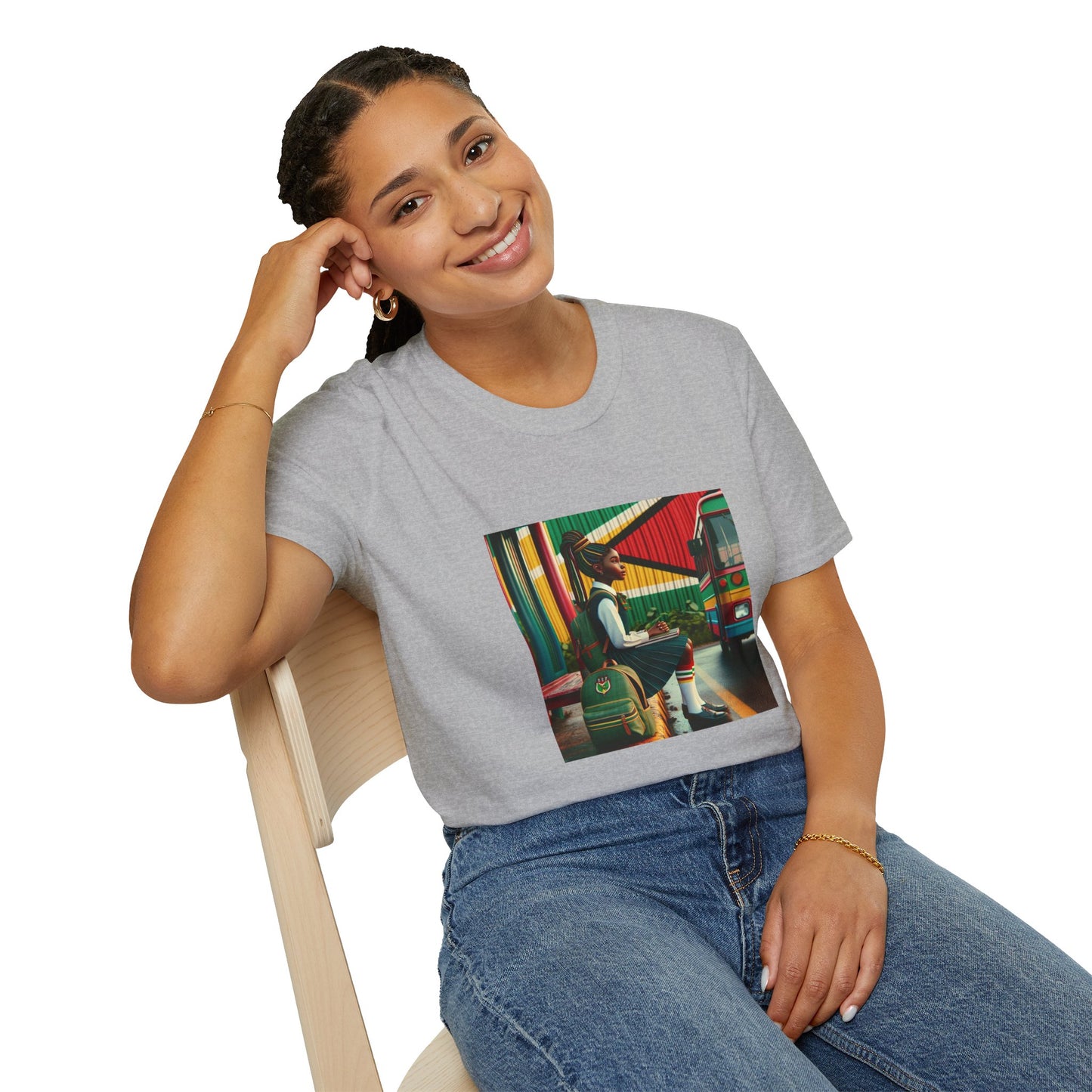 Denze School Day Dreams: A Journey of LearningTM Unisex Softstyle T-Shirt