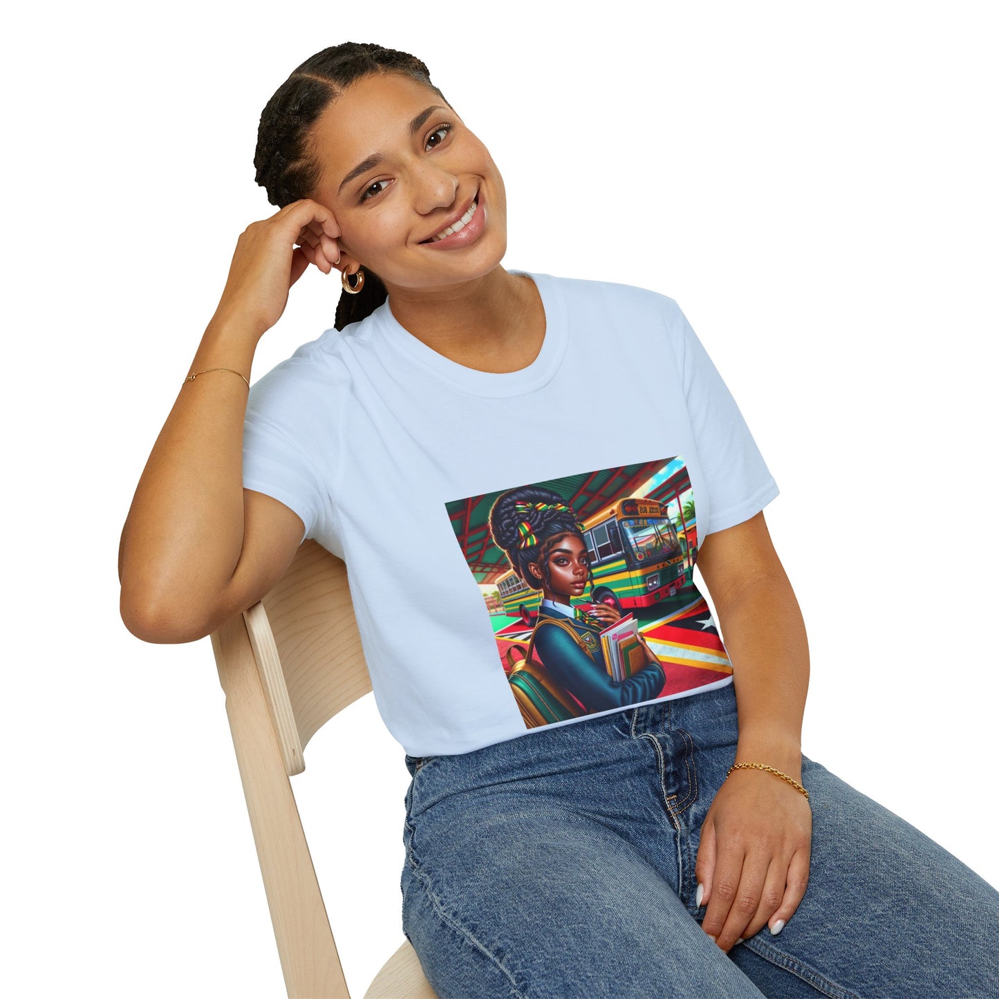 Denze Tomorrow's World Leader: Caribbean Edition TM Unisex Softstyle T-Shirt