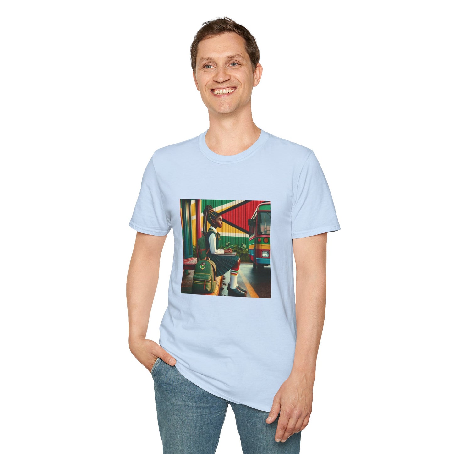 Denze School Day Dreams: A Journey of LearningTM Unisex Softstyle T-Shirt