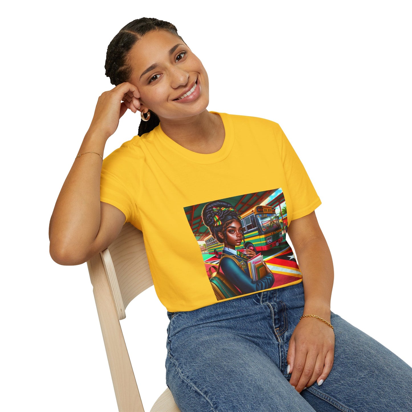 Denze Tomorrow's World Leader: Caribbean Edition TM Unisex Softstyle T-Shirt