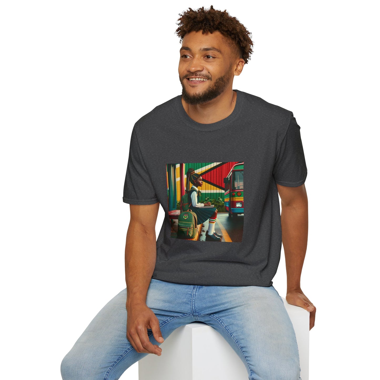 Denze School Day Dreams: A Journey of LearningTM Unisex Softstyle T-Shirt