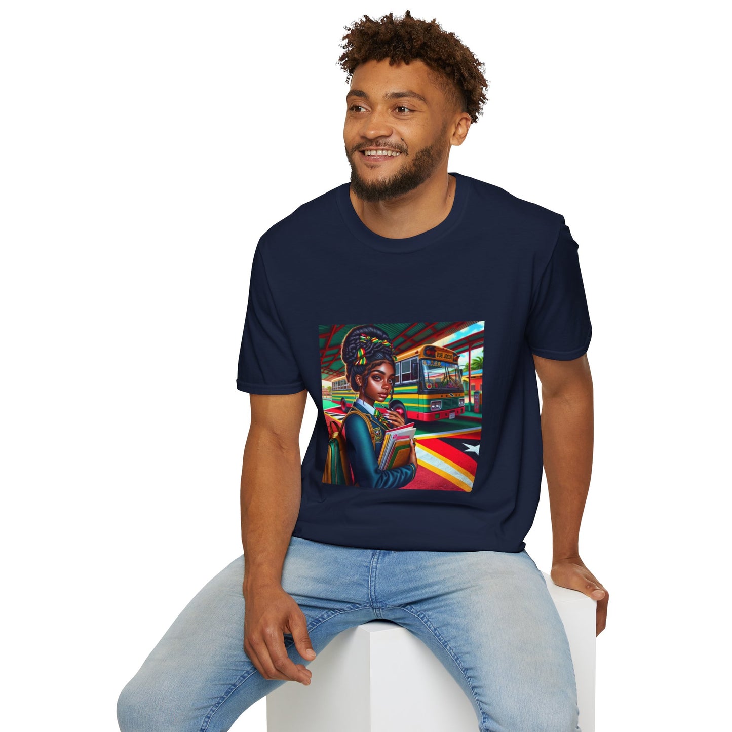 Denze Tomorrow's World Leader: Caribbean Edition TM Unisex Softstyle T-Shirt