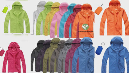 Back-To-School Collapsible Rain Hoodie!