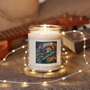 Inspirational 'Be With You' Scented Soy Candle, 9oz — Motivational Aromatherapy Jar - Image 3