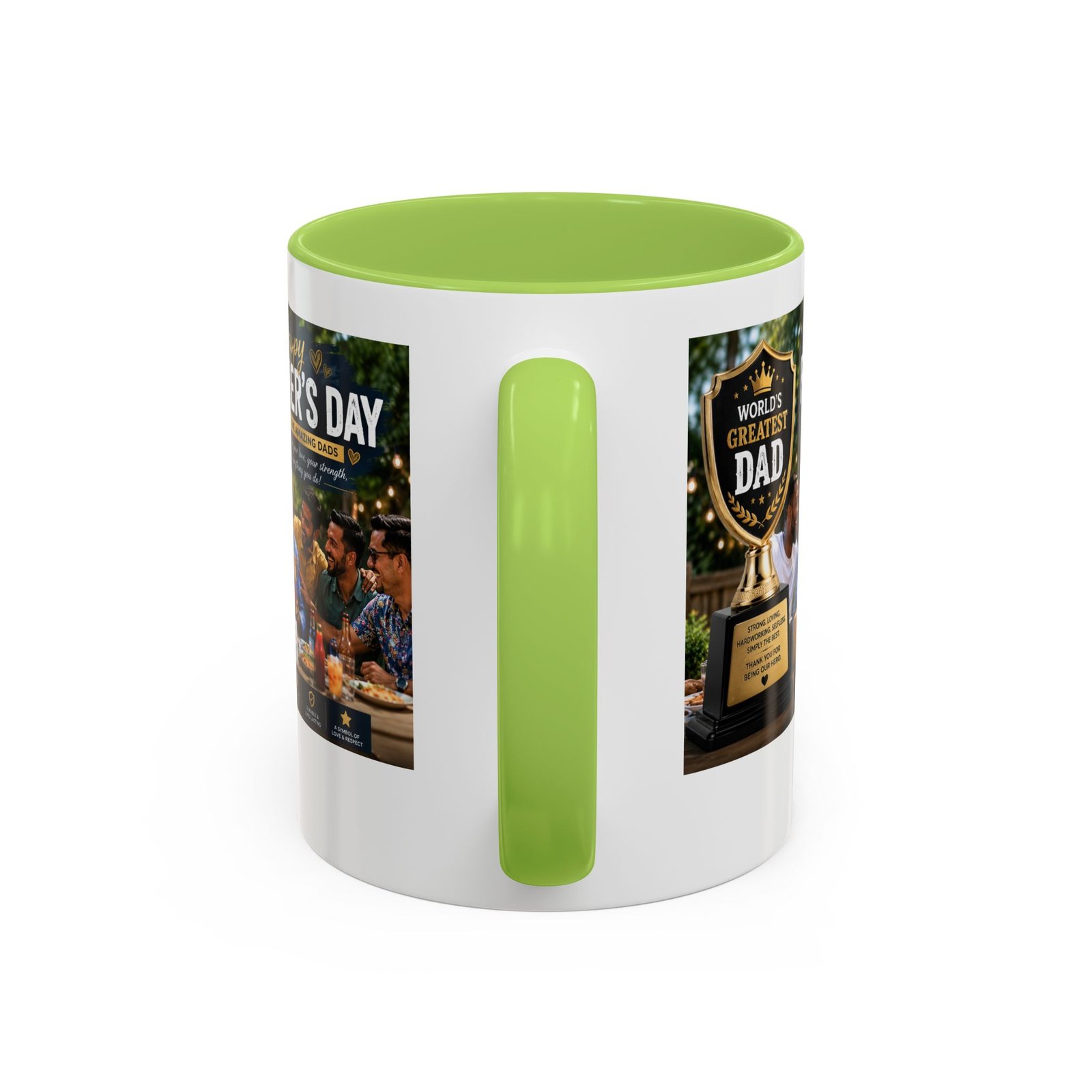 World’s Greatest Dad Accent Coffee Mug | Father’s Day Gift Mug - Image 28