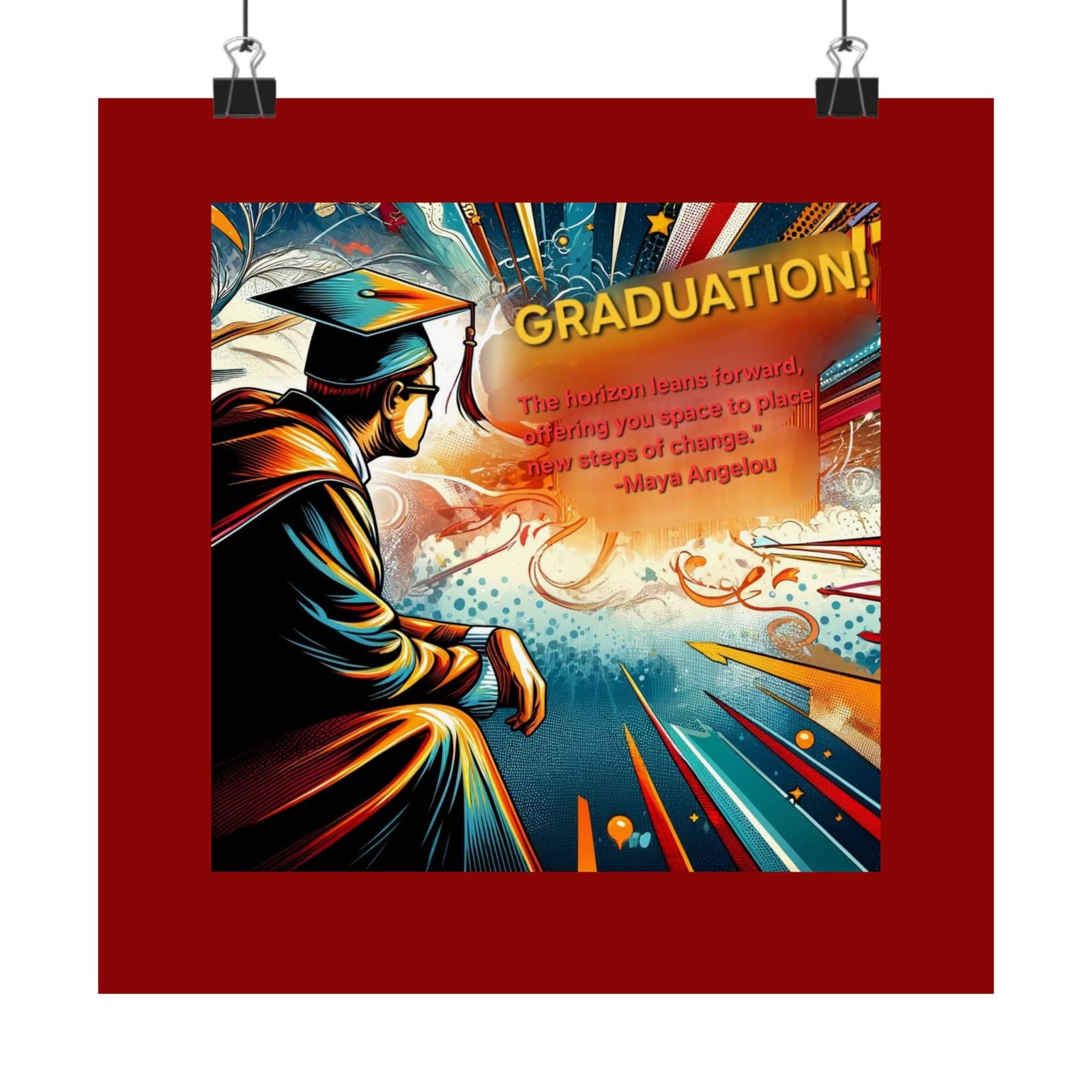 🎓 Dream Big Graduate Inspirational Matte Poster Print - Image 18