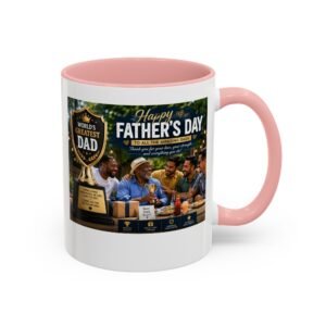 World’s Greatest Dad Accent Coffee Mug | Father’s Day Gift Mug - Image 30