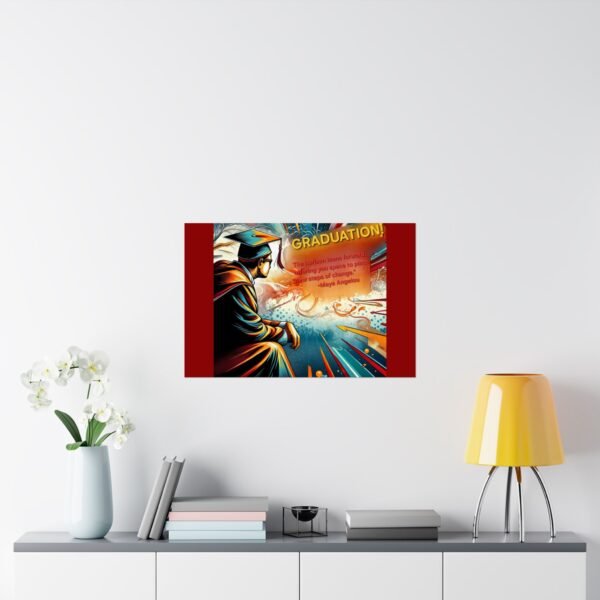 🎓 Dream Big Graduate Inspirational Matte Poster Print