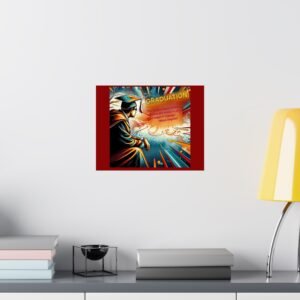 🎓 Dream Big Graduate Inspirational Matte Poster Print - Image 2