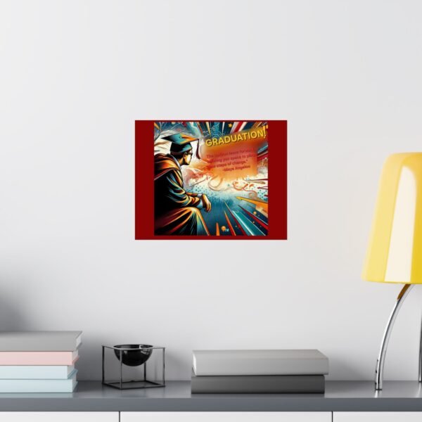 🎓 Dream Big Graduate Inspirational Matte Poster Print