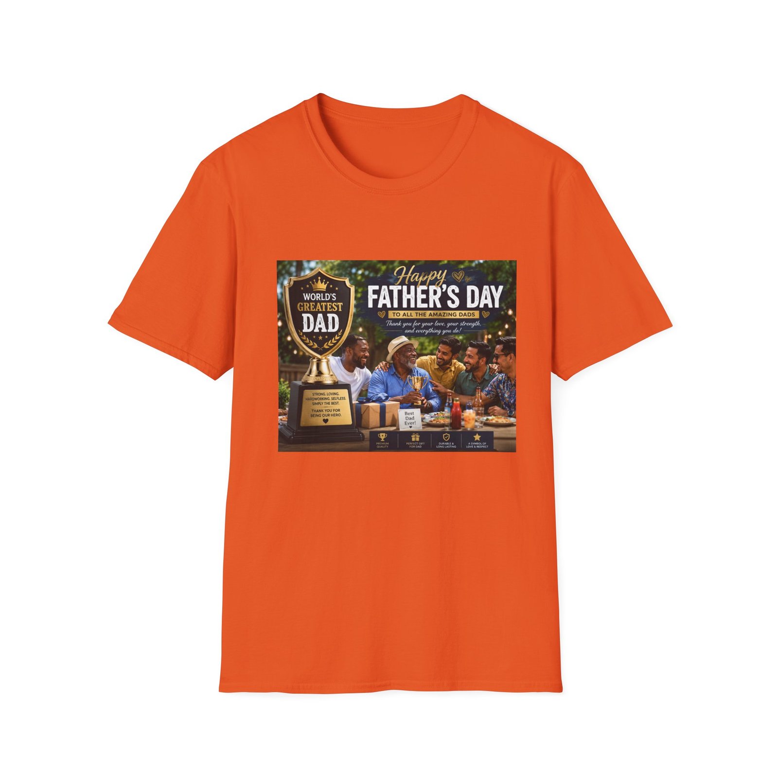 World’s Greatest Dad | Father’s Day Premium Graphic T-Shirt - Image 46