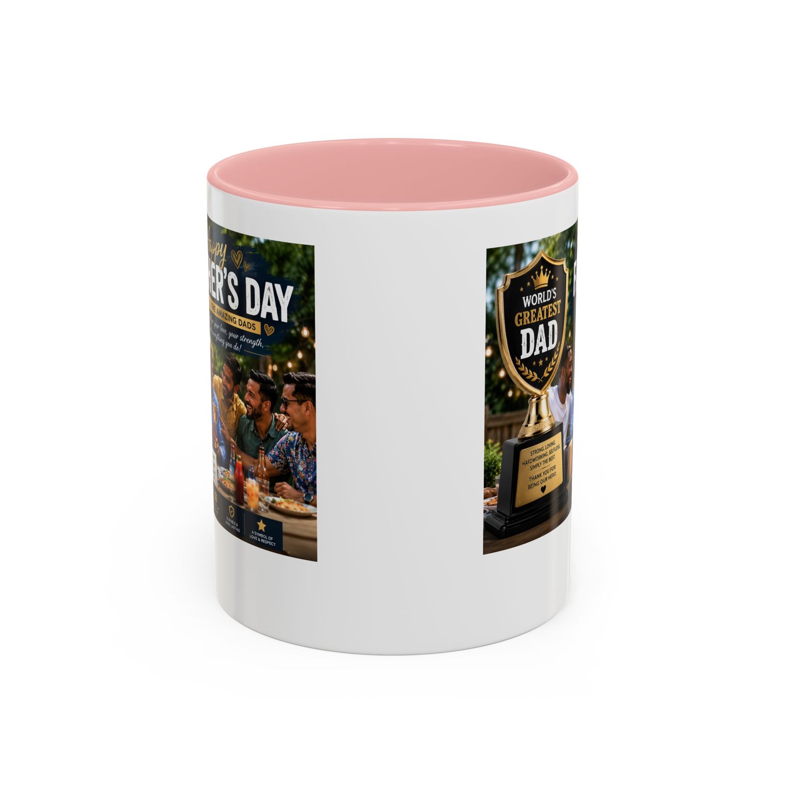 World’s Greatest Dad Accent Coffee Mug | Father’s Day Gift Mug - Image 29