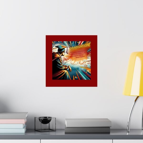 🎓 Dream Big Graduate Inspirational Matte Poster Print