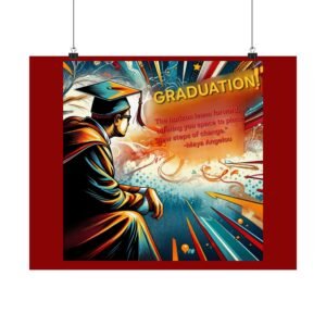 🎓 Dream Big Graduate Inspirational Matte Poster Print - Image 7