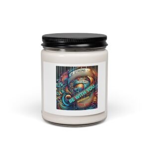 Inspirational 'Be With You' Scented Soy Candle, 9oz — Motivational Aromatherapy Jar - Image 35