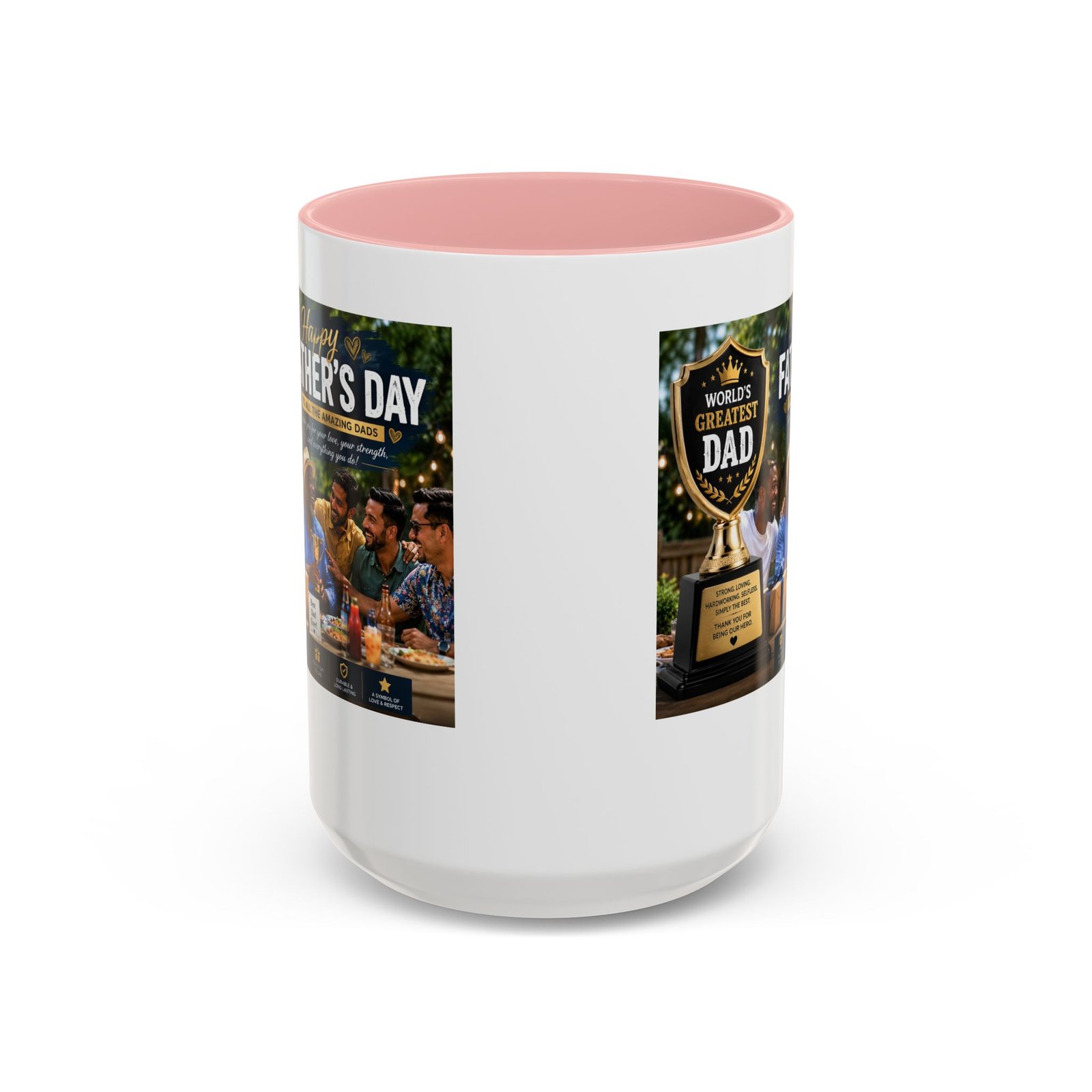 World’s Greatest Dad Accent Coffee Mug | Father’s Day Gift Mug - Image 33