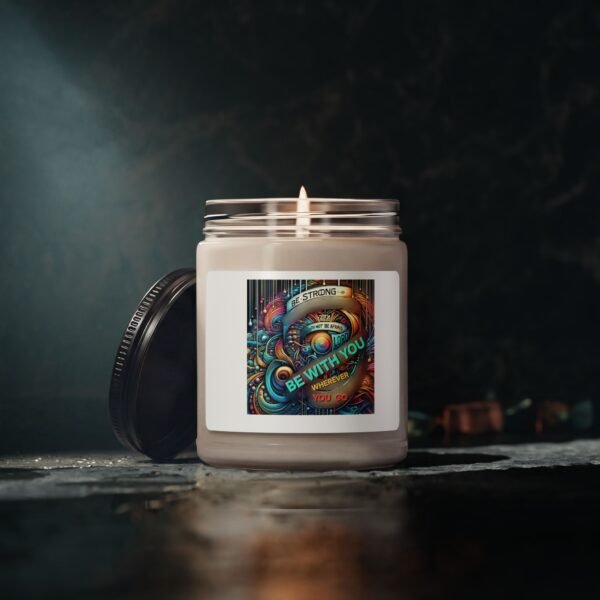 Inspirational 'Be With You' Scented Soy Candle, 9oz — Motivational Aromatherapy Jar