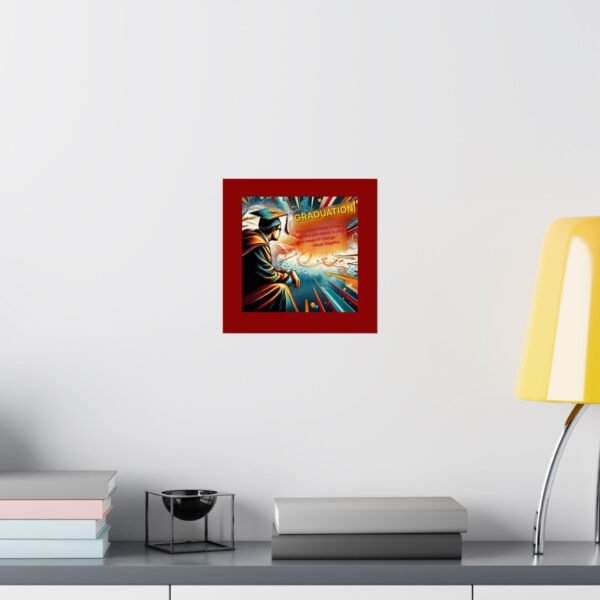 🎓 Dream Big Graduate Inspirational Matte Poster Print
