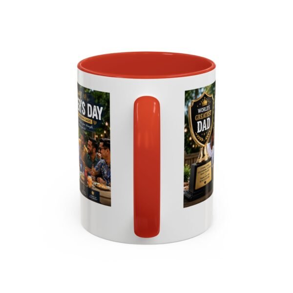 World’s Greatest Dad Accent Coffee Mug | Father’s Day Gift Mug
