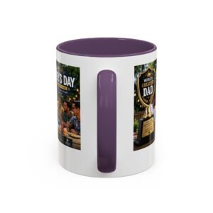 World’s Greatest Dad Accent Coffee Mug | Father’s Day Gift Mug - Image 40