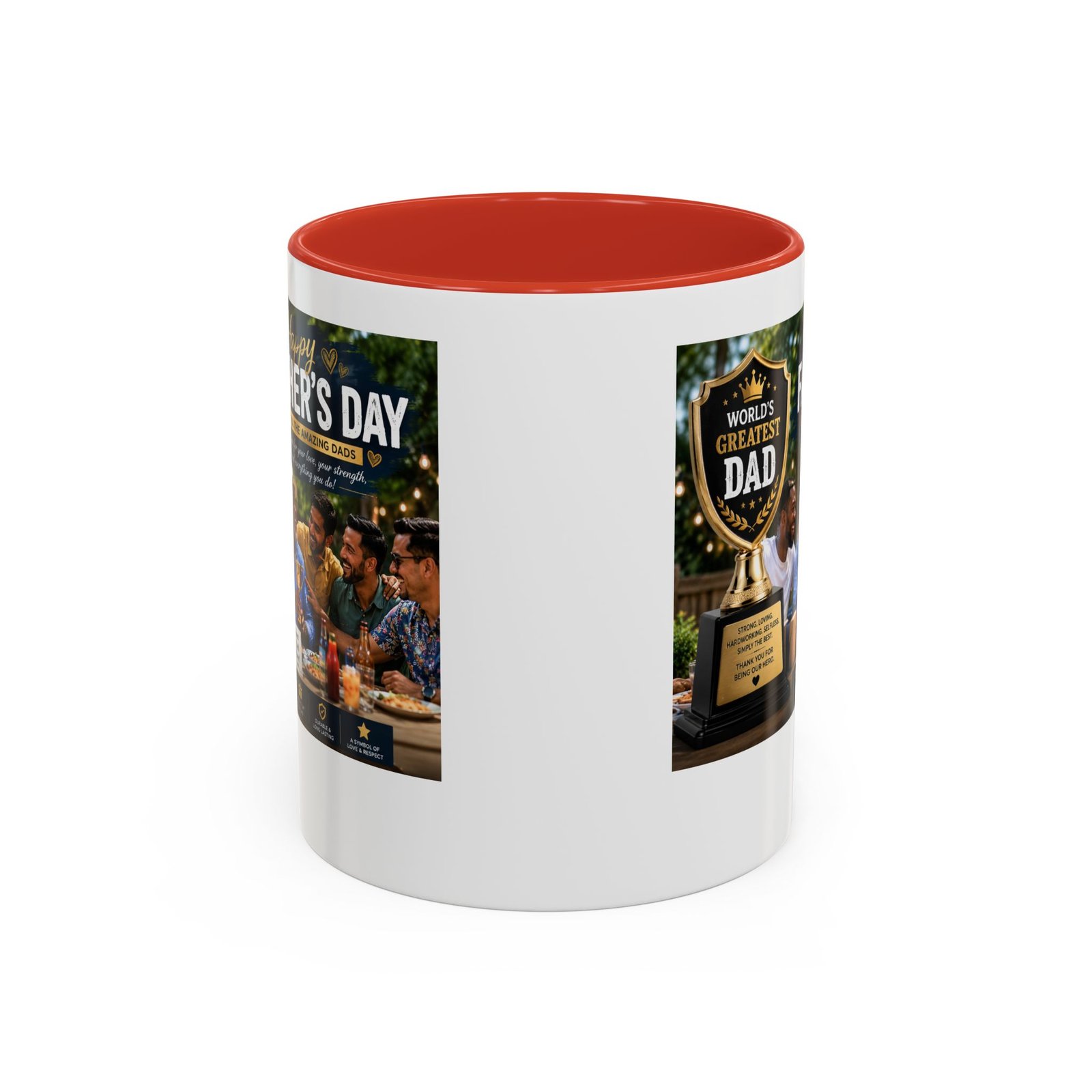 World’s Greatest Dad Accent Coffee Mug | Father’s Day Gift Mug - Image 9