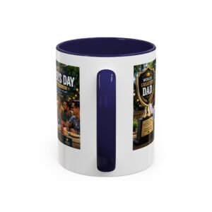 World’s Greatest Dad Accent Coffee Mug | Father’s Day Gift Mug - Image 8