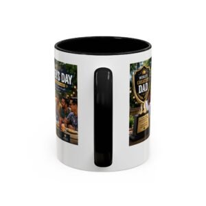 World’s Greatest Dad Accent Coffee Mug | Father’s Day Gift Mug - Image 4