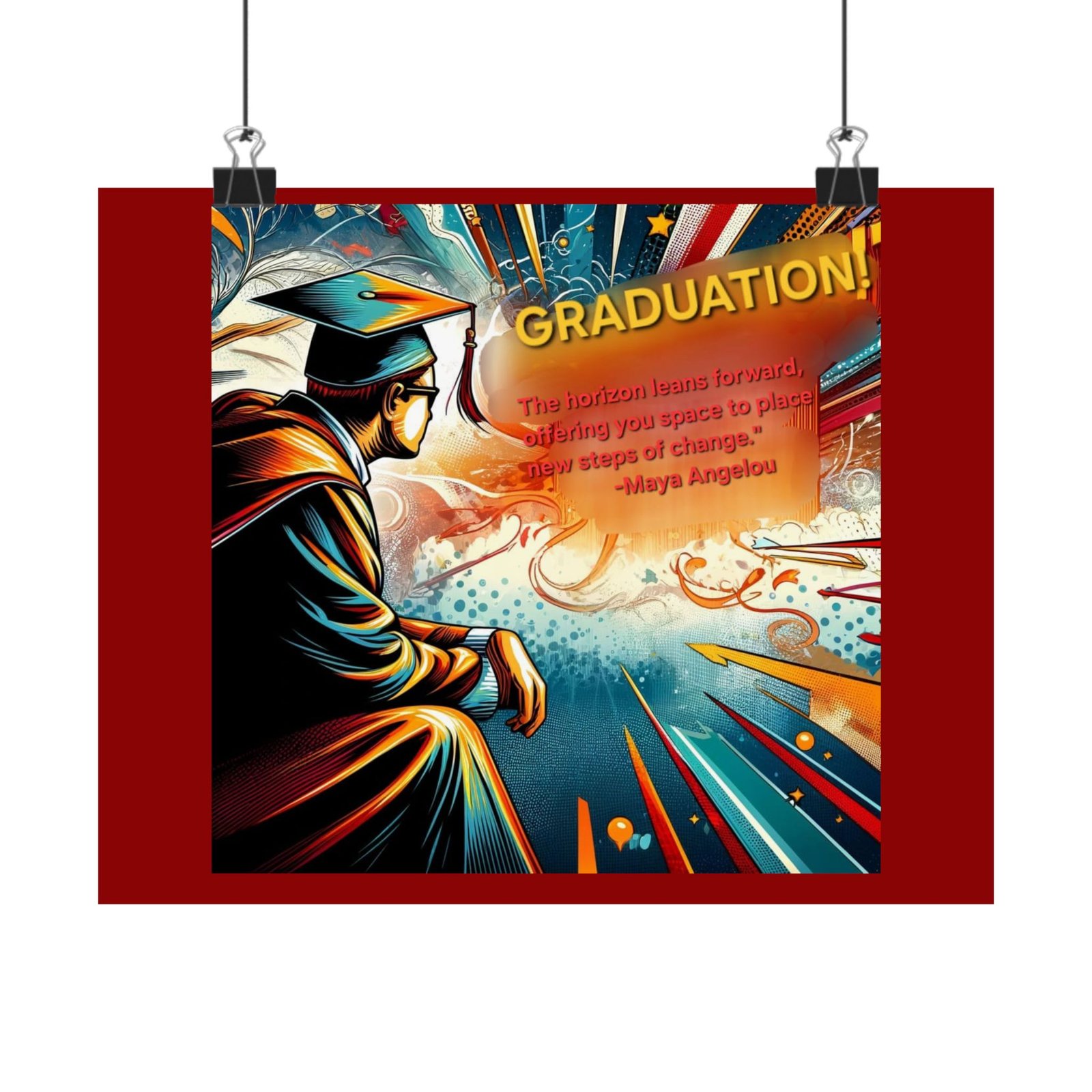 🎓 Dream Big Graduate Inspirational Matte Poster Print - Image 34