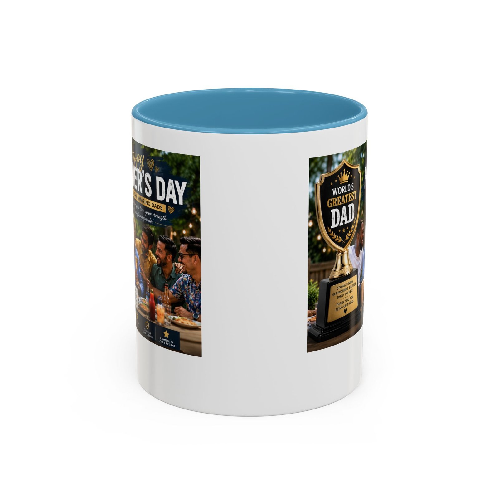 World’s Greatest Dad Accent Coffee Mug | Father’s Day Gift Mug - Image 13
