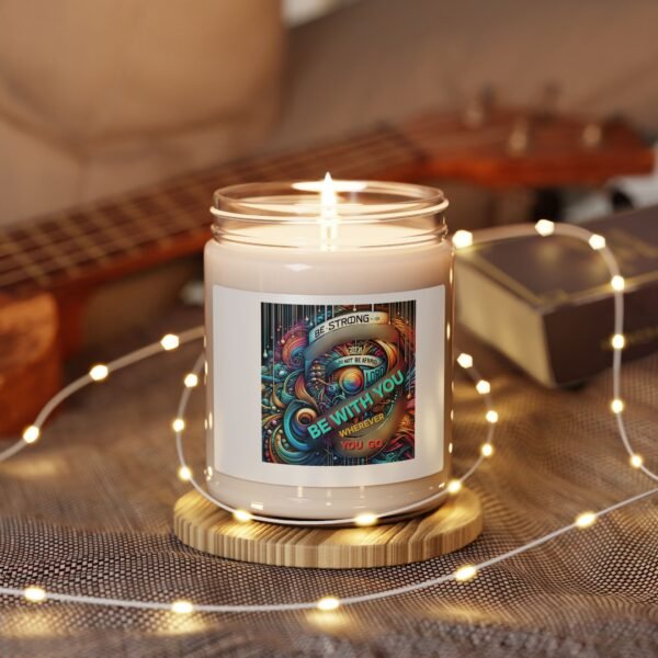 Inspirational 'Be With You' Scented Soy Candle, 9oz — Motivational Aromatherapy Jar