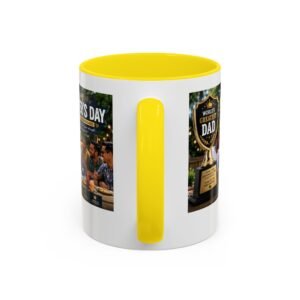 World’s Greatest Dad Accent Coffee Mug | Father’s Day Gift Mug - Image 24