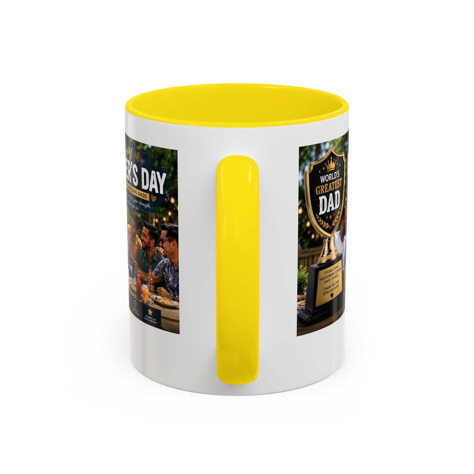 World’s Greatest Dad Accent Coffee Mug | Father’s Day Gift Mug - Image 24