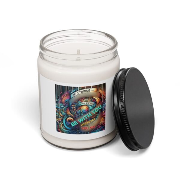 Inspirational 'Be With You' Scented Soy Candle, 9oz — Motivational Aromatherapy Jar