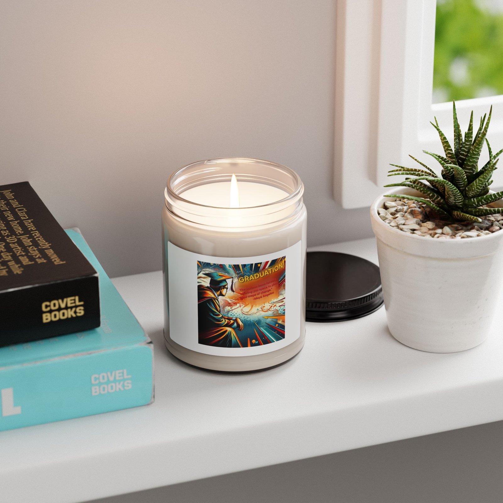 Graduation Celebration Scented Soy Candle — 9oz Keepsake Gift - Image 4