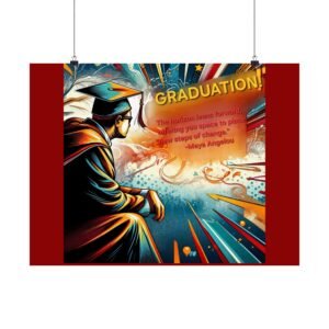 🎓 Dream Big Graduate Inspirational Matte Poster Print - Image 9