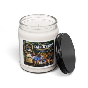 Father's Day Candle — 'World's Greatest Dad' Scented Soy Jar (9oz) - Image 4