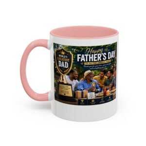 World’s Greatest Dad Accent Coffee Mug | Father’s Day Gift Mug - Image 31