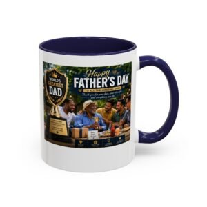 World’s Greatest Dad Accent Coffee Mug | Father’s Day Gift Mug - Image 6